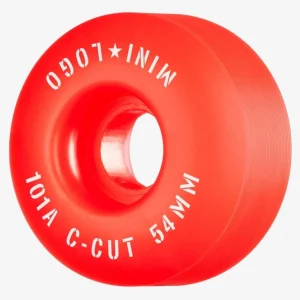 Ruedas SKATE MINI LOGO C-CUT 54mm - 101a - Rojo (4 Ruedas)