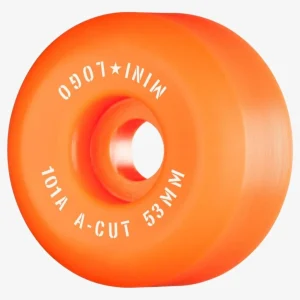 Ruedas Skate MINILOGO A-CUT 53mm - 101a - Naranja (4 Ruedas)