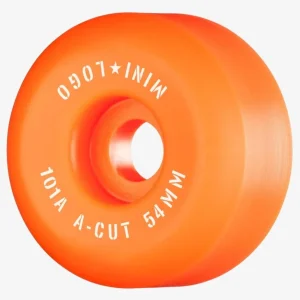 Ruedas Skate MINILOGO A-CUT 54MM - 101A - Naranja (4 Ruedas)