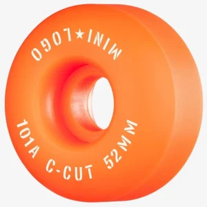 Ruedas Skate MINILOGO C-CUT 52mm - 101a - Naranja (4 Ruedas)