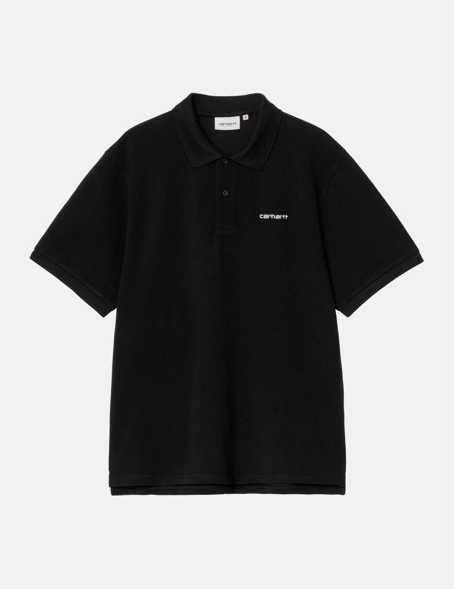 Polo CARHARTT WIP SCRIPT - Black / White - Imagen 4