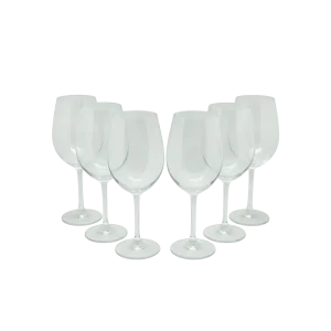 Set 6 copas de cristal para vino