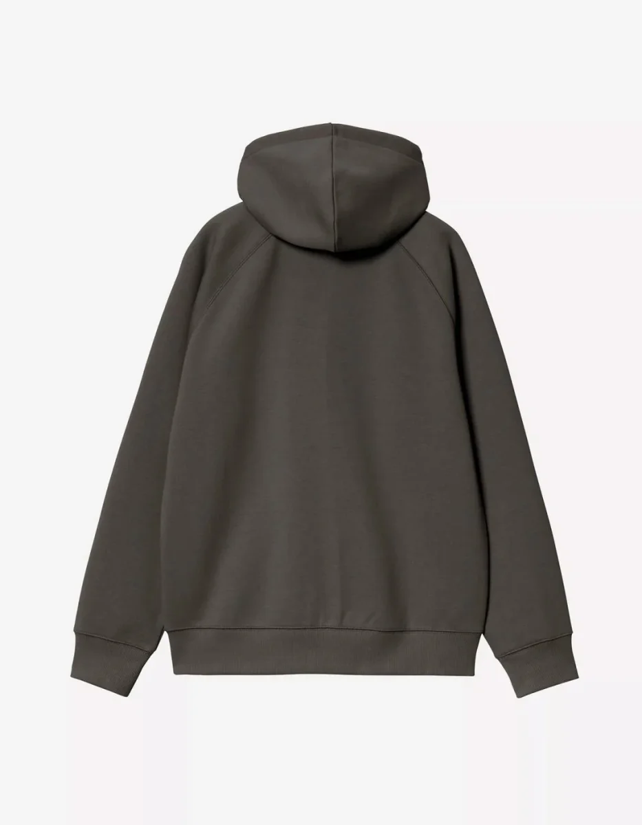 Sud. Cap. Abierta CARHARTT WIP CHASE SWEAT - Shungite / Gold - Imagen 7