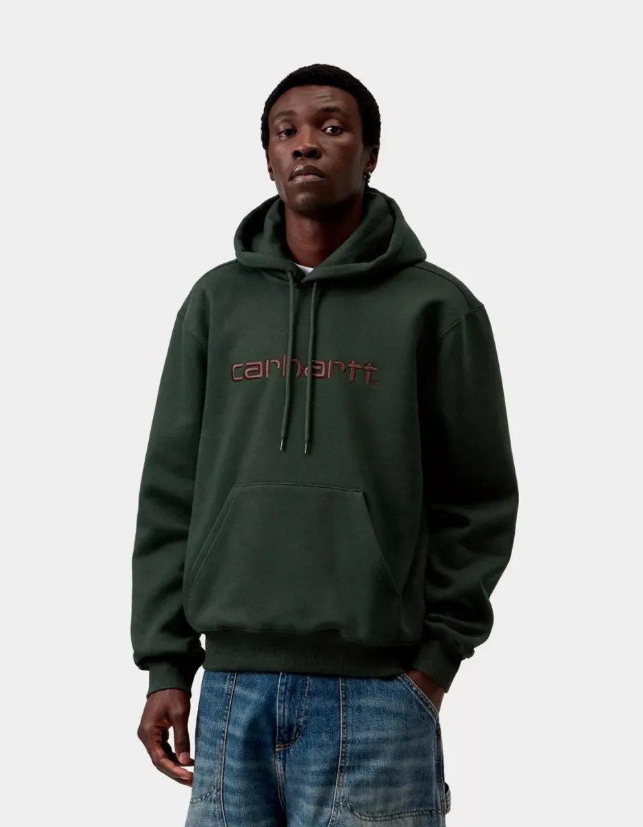 Sud. Cap. CARHARTT WIP SWEAT - Dark Scarab / Palisande - Imagen 2