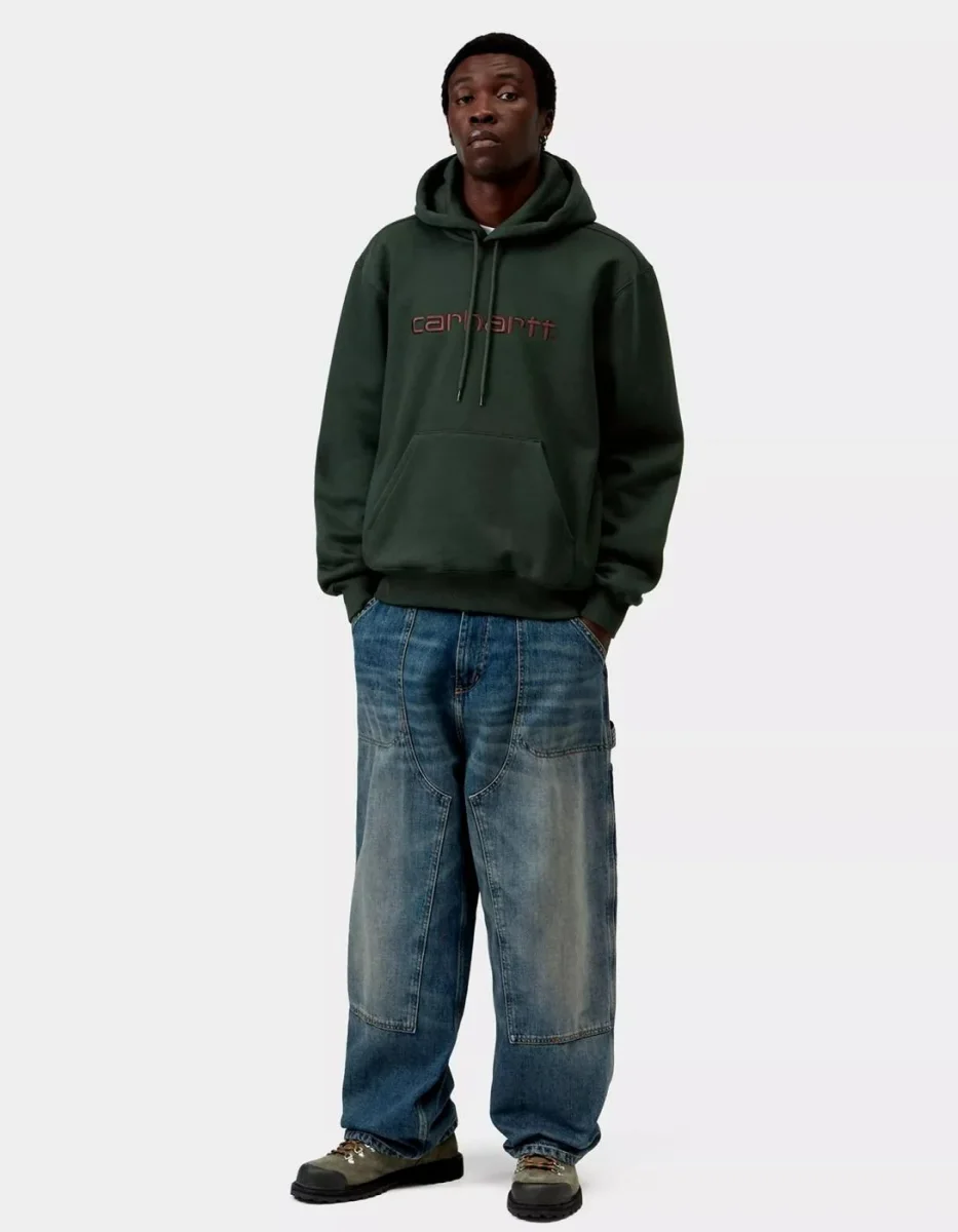 Sud. Cap. CARHARTT WIP SWEAT - Dark Scarab / Palisande - Imagen 4