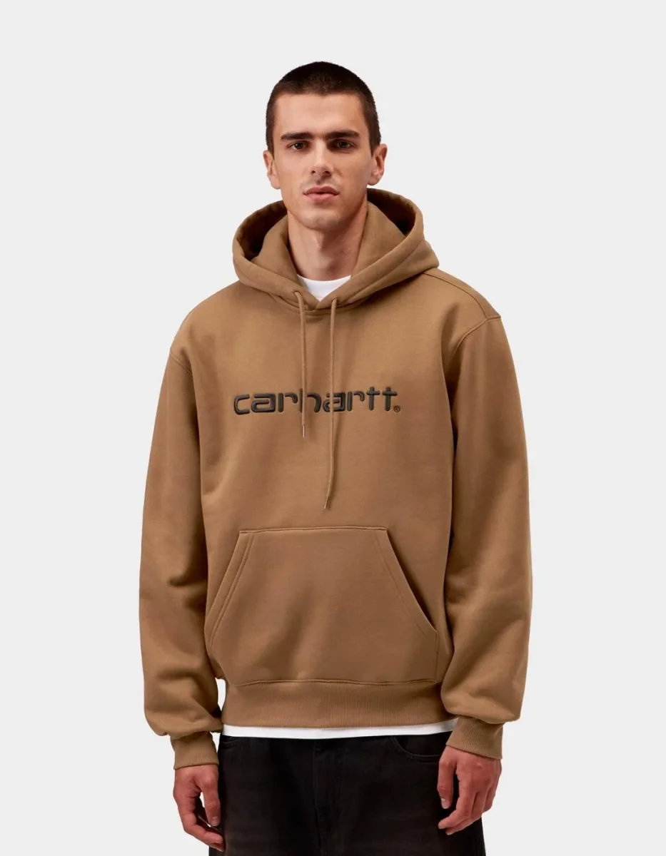 Sud. Cap. CARHARTT WIP SWEAT - WIP H Brown / Black - Imagen 2