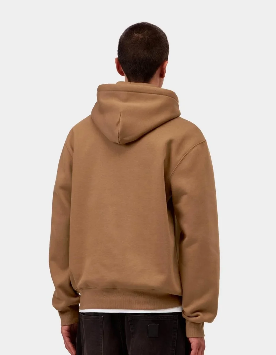Sud. Cap. CARHARTT WIP SWEAT - WIP H Brown / Black - Imagen 3