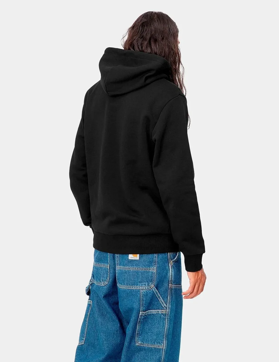 Sud. Capucha CARHARTT WIP SCRIPT EMBROIDERY - Black/White - Imagen 3