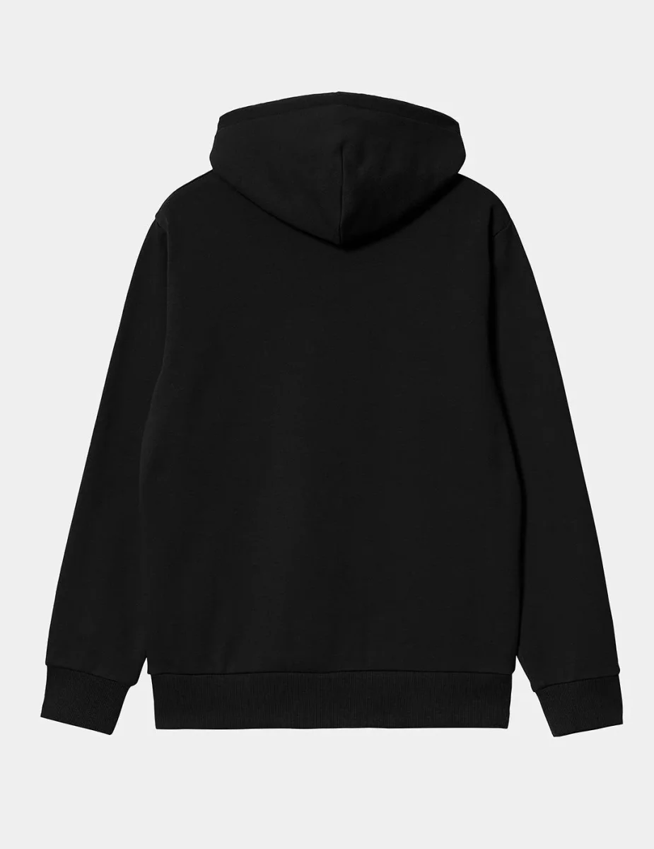 Sud. Capucha CARHARTT WIP SCRIPT EMBROIDERY - Black/White - Imagen 6