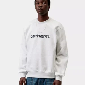Sud. Crew CARHARTT WIP SWEAT - Ash Heather / Graphite