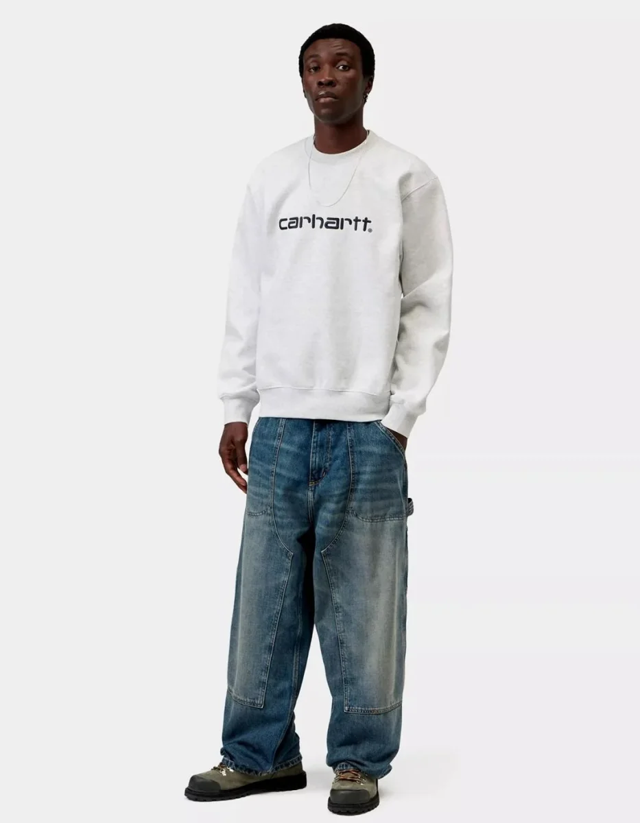 Sud. Crew CARHARTT WIP SWEAT - Ash Heather / Graphite - Imagen 4