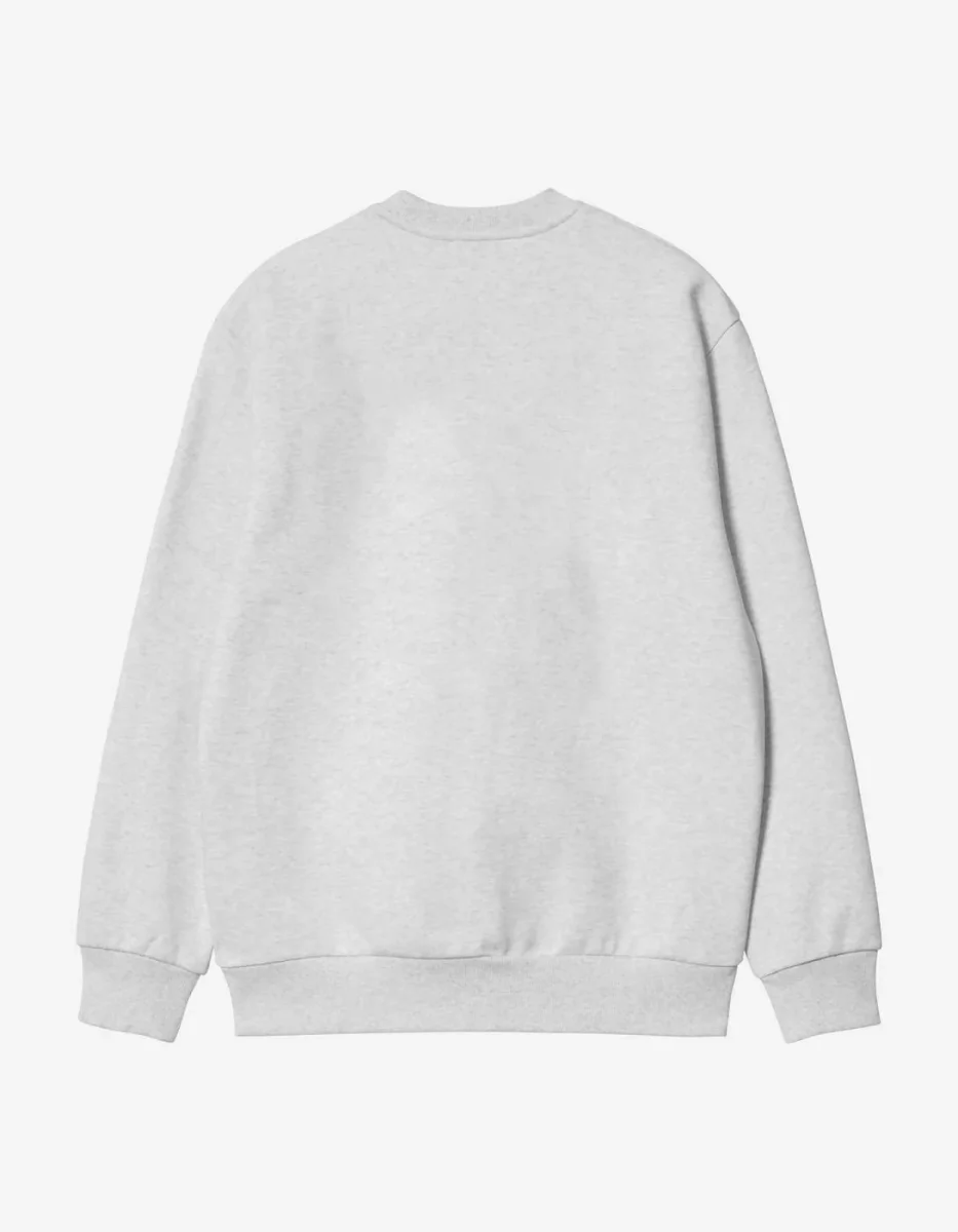 Sud. Crew CARHARTT WIP SWEAT - Ash Heather / Graphite - Imagen 5