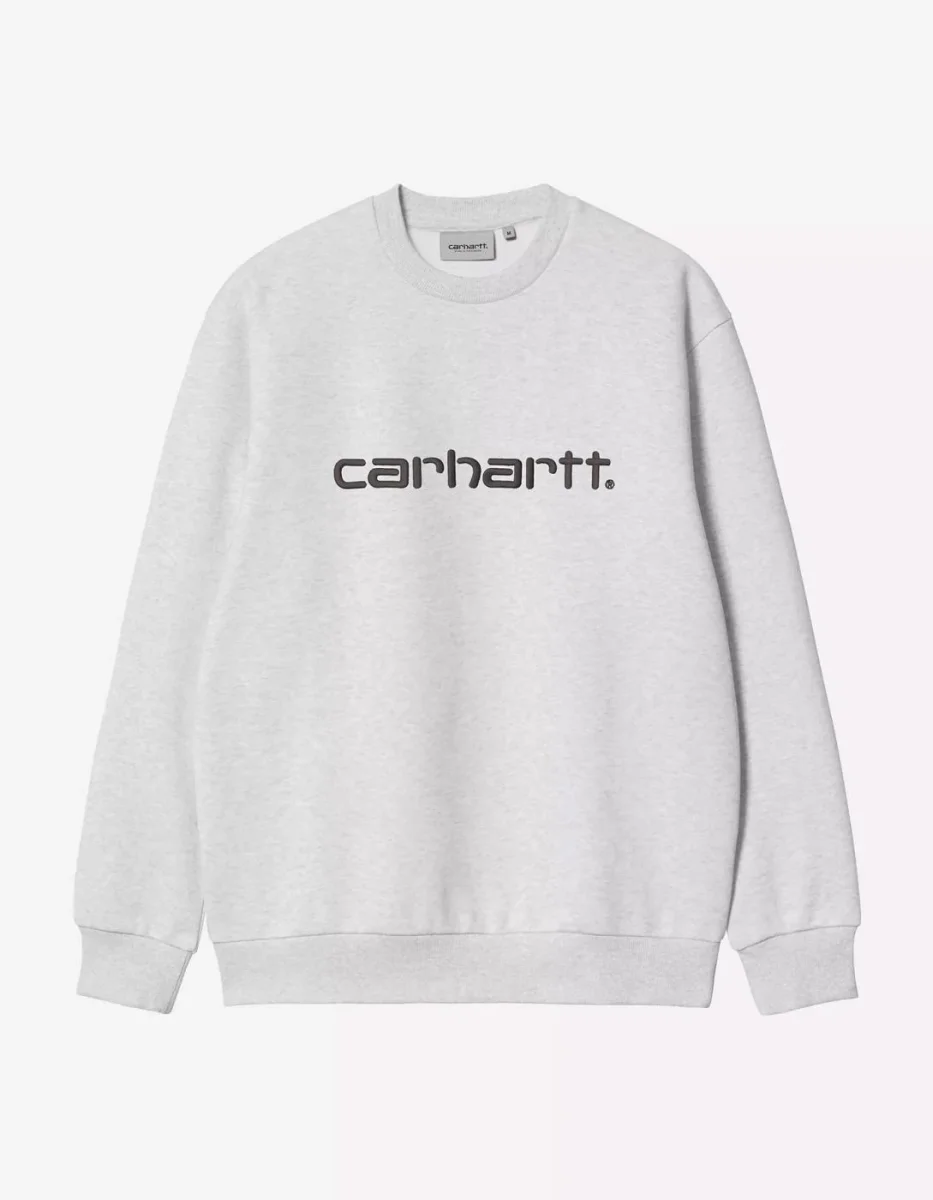 Sud. Crew CARHARTT WIP SWEAT - Ash Heather / Graphite - Imagen 6