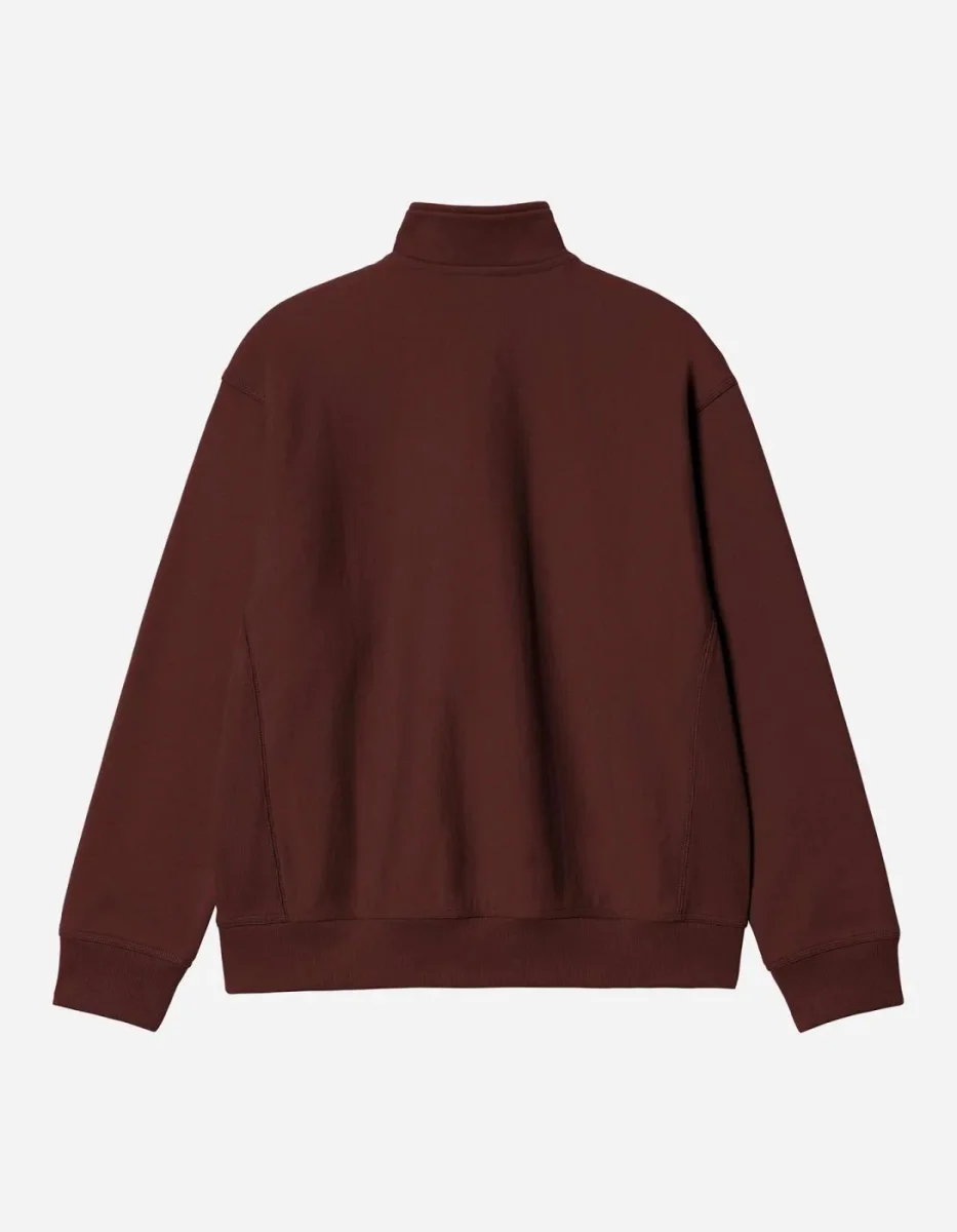 Sud. HALF ZIP AMERICAN SCRIPT SWEAT - Amarone - Imagen 6