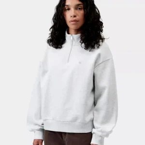 Sud. CARHARTT WIP W' CASEY HIGH NECK - Ash Heather / Silver