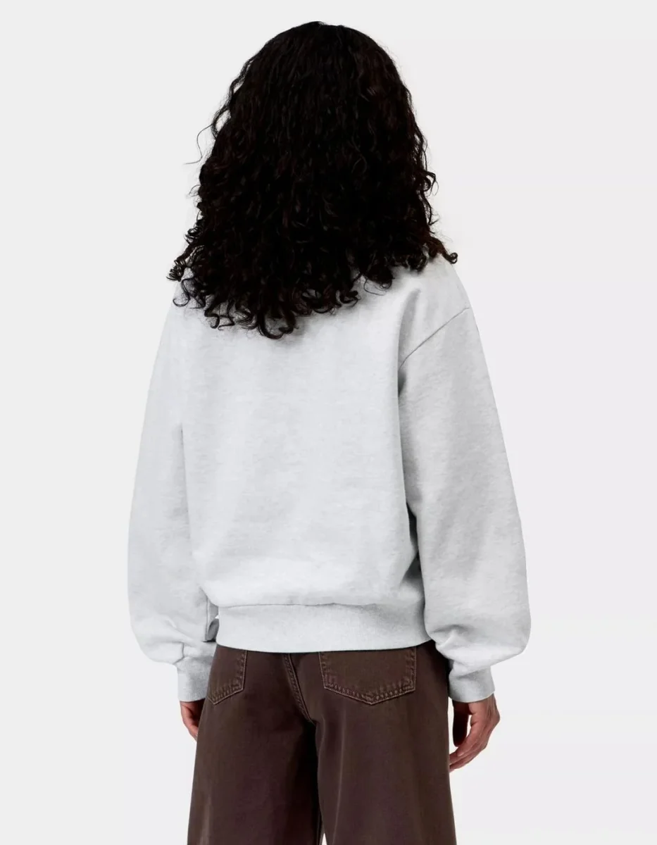 Sud. CARHARTT WIP W' CASEY HIGH NECK - Ash Heather / Silver - Imagen 3