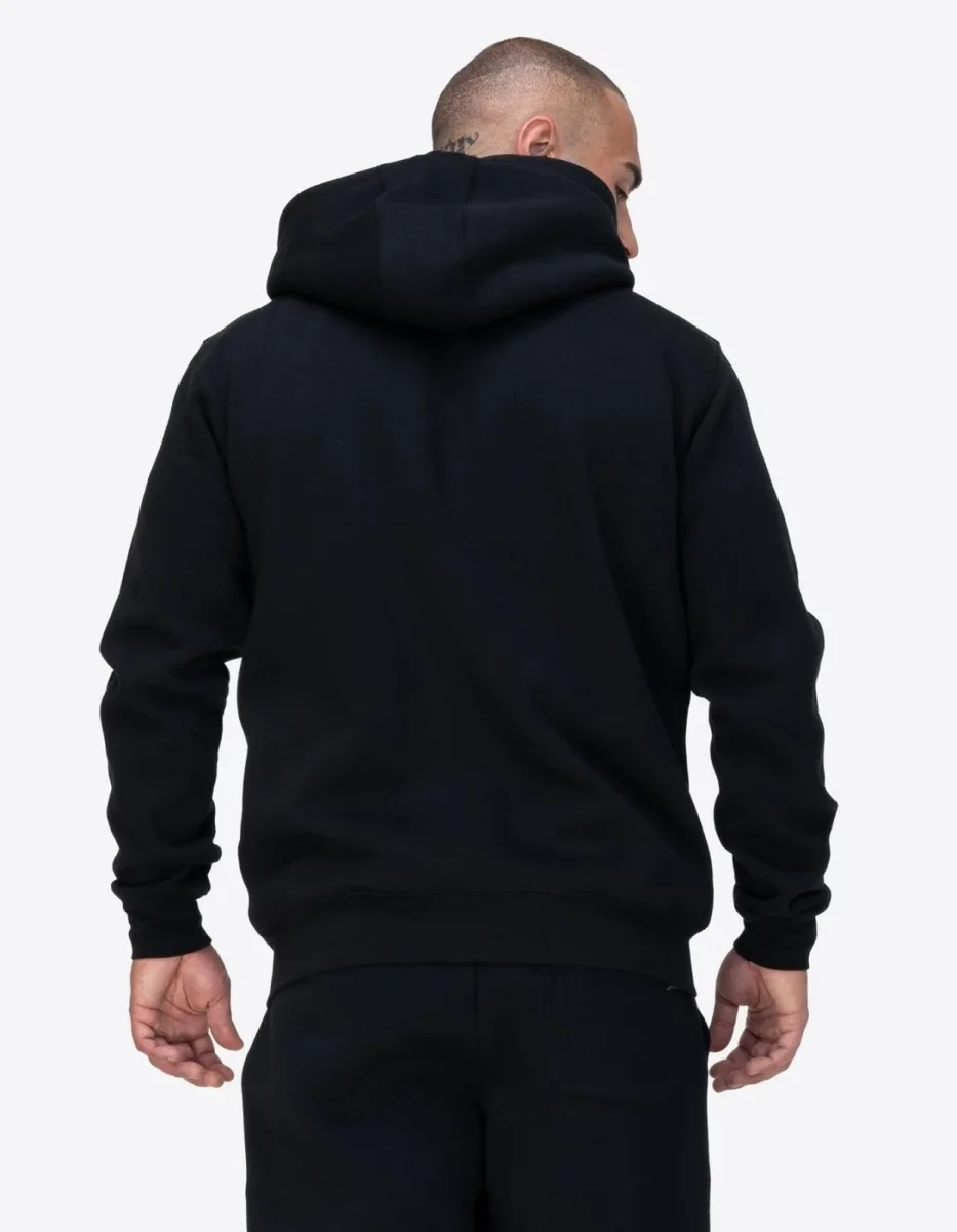 Sudadera Cap. Abierta GARRIGILL - Black/White/Red - Imagen 3