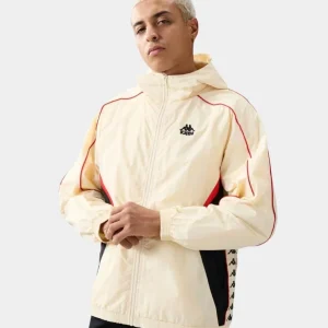 Sudadera Cap. Abierta SILAS - Beige Butter/Red Md