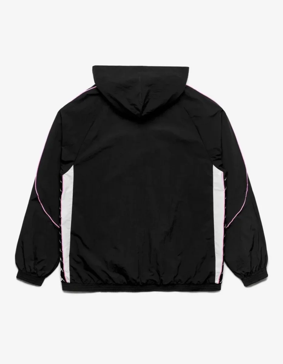 Sudadera Cap. Abierta SILAS - Black/Pink Prism/Whi - Imagen 3