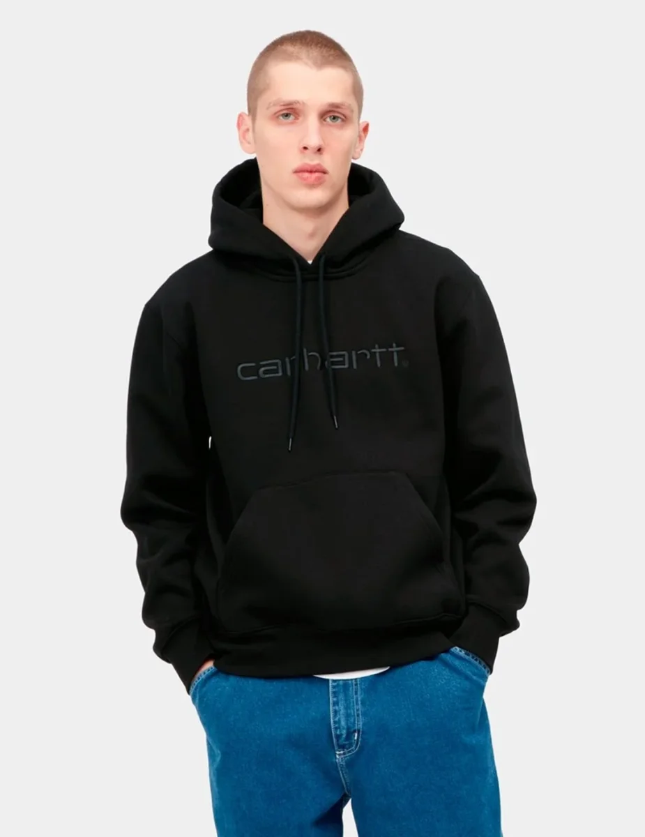 Sudadera Cap. CARHARTT SWEAT - Black / Black - Imagen 2