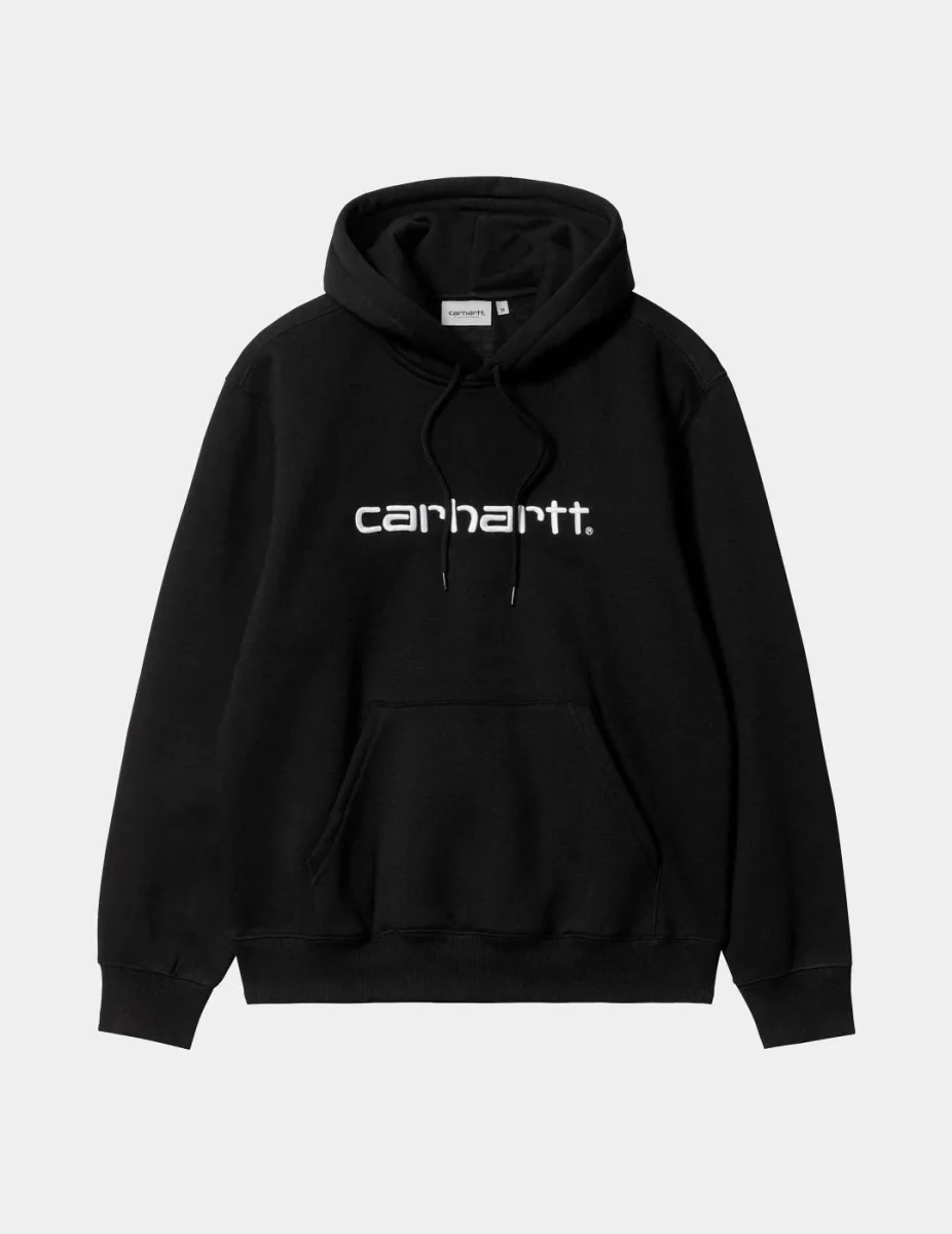 Sudadera Cap. CARHARTT SWEAT - Black / White - Imagen 5