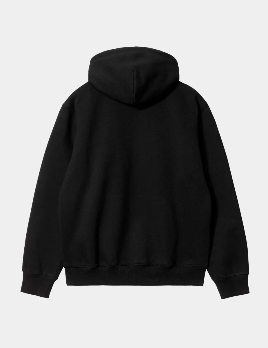 Sudadera Cap. CARHARTT SWEAT - Black / White - Imagen 6