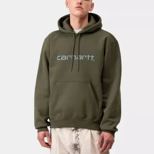Sudadera Cap. CARHARTT WIP SWEAT - Leaf / Tourmaline