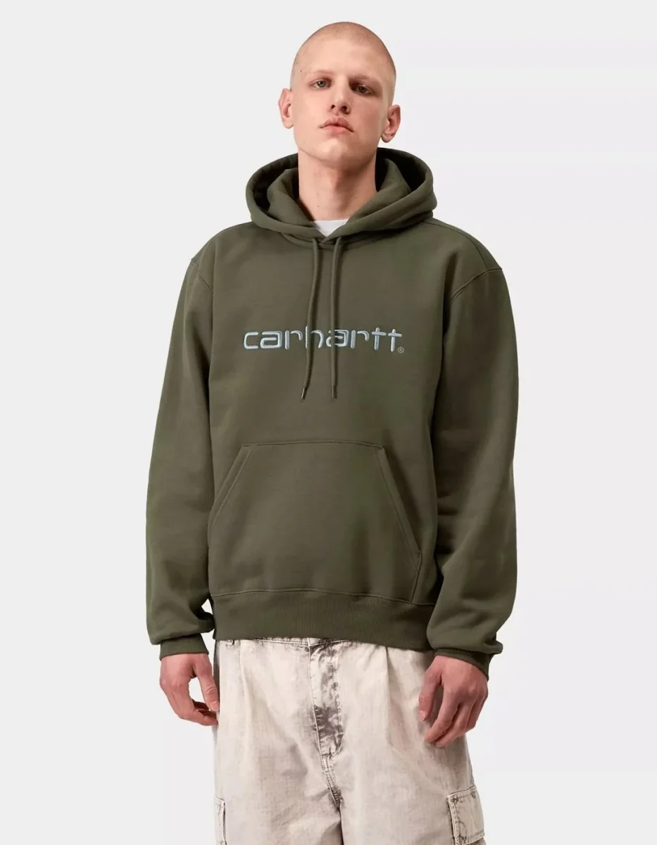 Sudadera Cap. CARHARTT WIP SWEAT - Leaf / Tourmaline