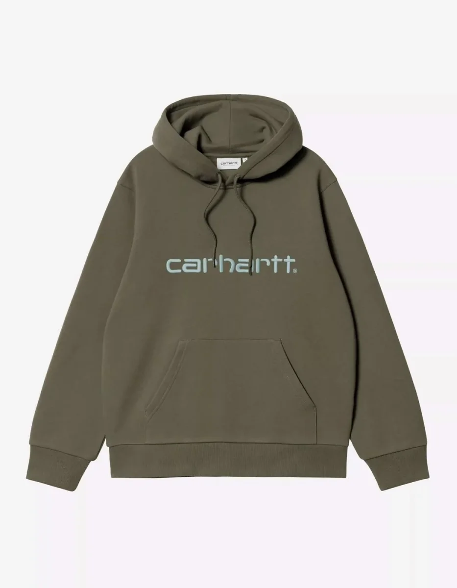 Sudadera Cap. CARHARTT WIP SWEAT - Leaf / Tourmaline - Imagen 5