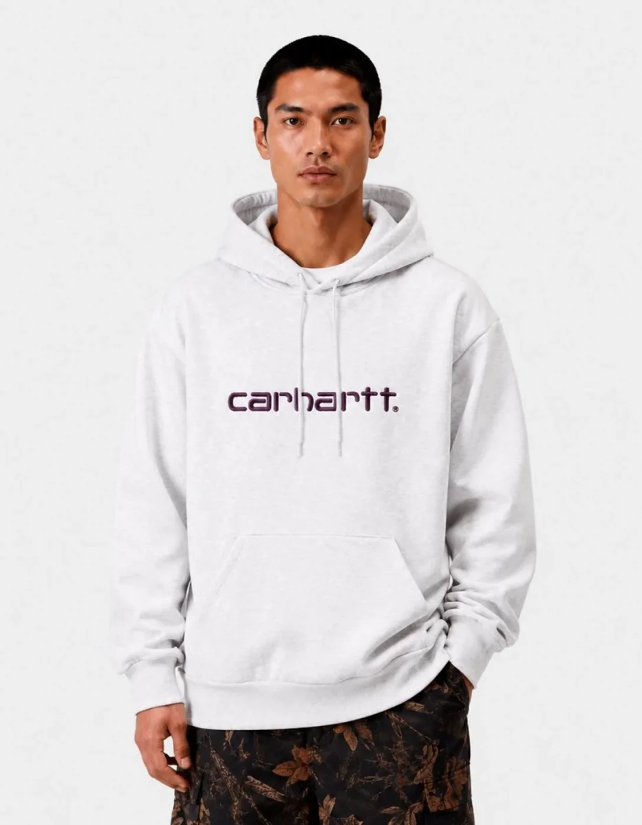 Sudadera Cap. CARHARTT WIP SWEAT - Ash Heather / Cozy - Imagen 2