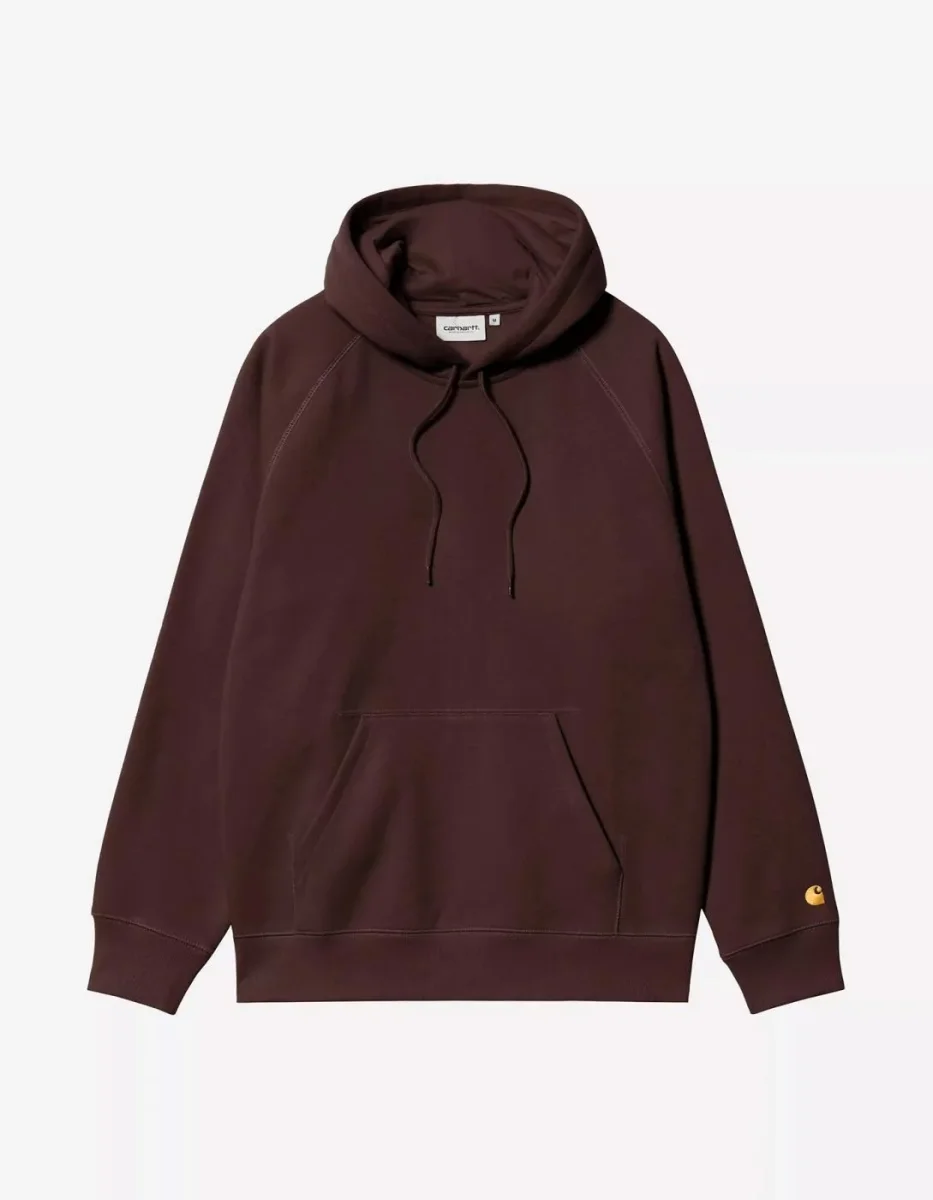 Sudadera Cap. CARHARTT WIP CHASE SWEAT- Palisander / Gold - Imagen 5