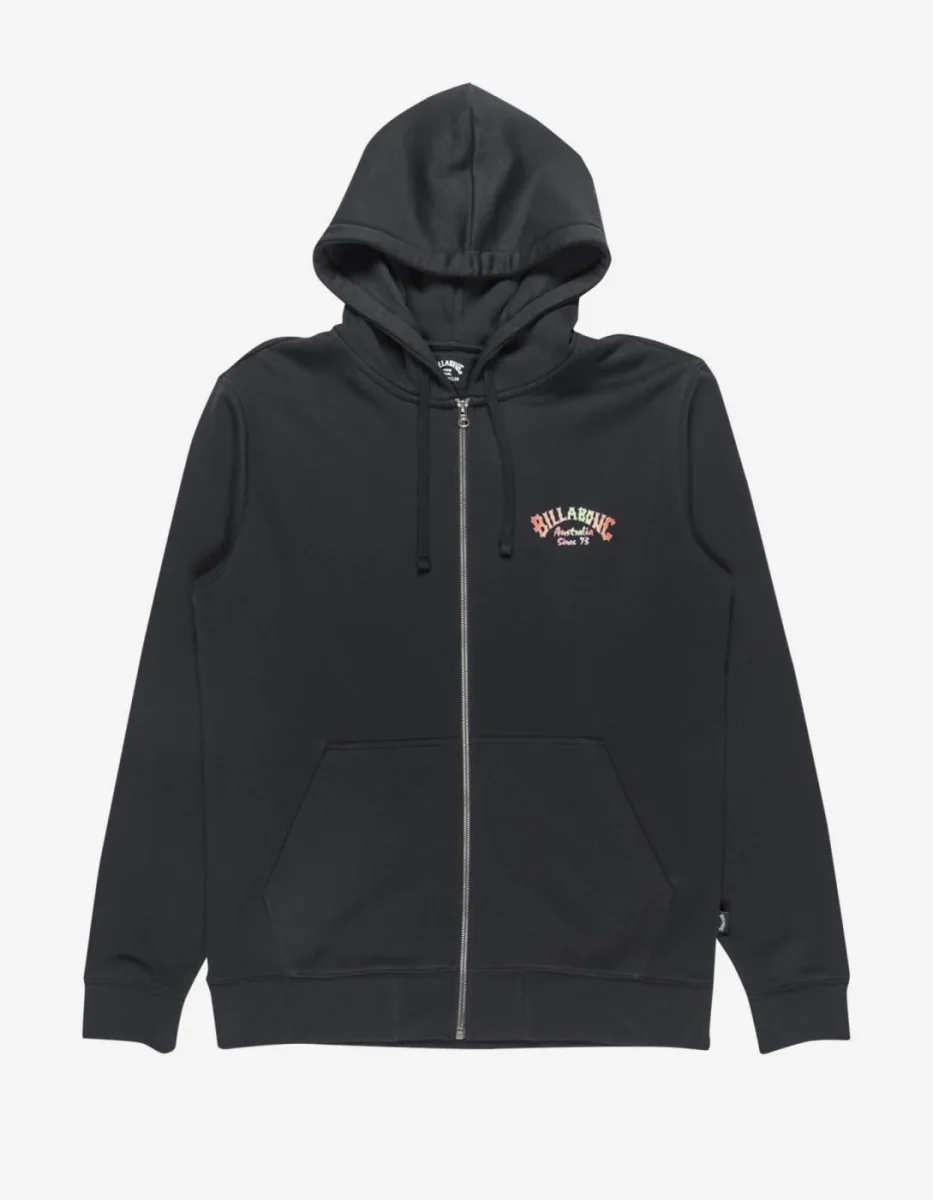 Sudadera Capucha Abierta FOUNDATION - Black - Imagen 6