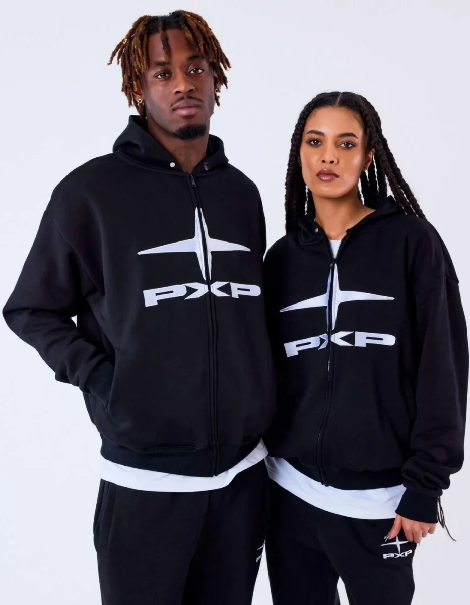 Sudadera Capucha Abierta PXP 2534000 - Negro - Imagen 4