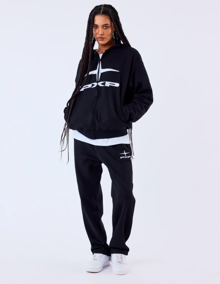 Sudadera Capucha Abierta PXP 2534000 - Negro - Imagen 8