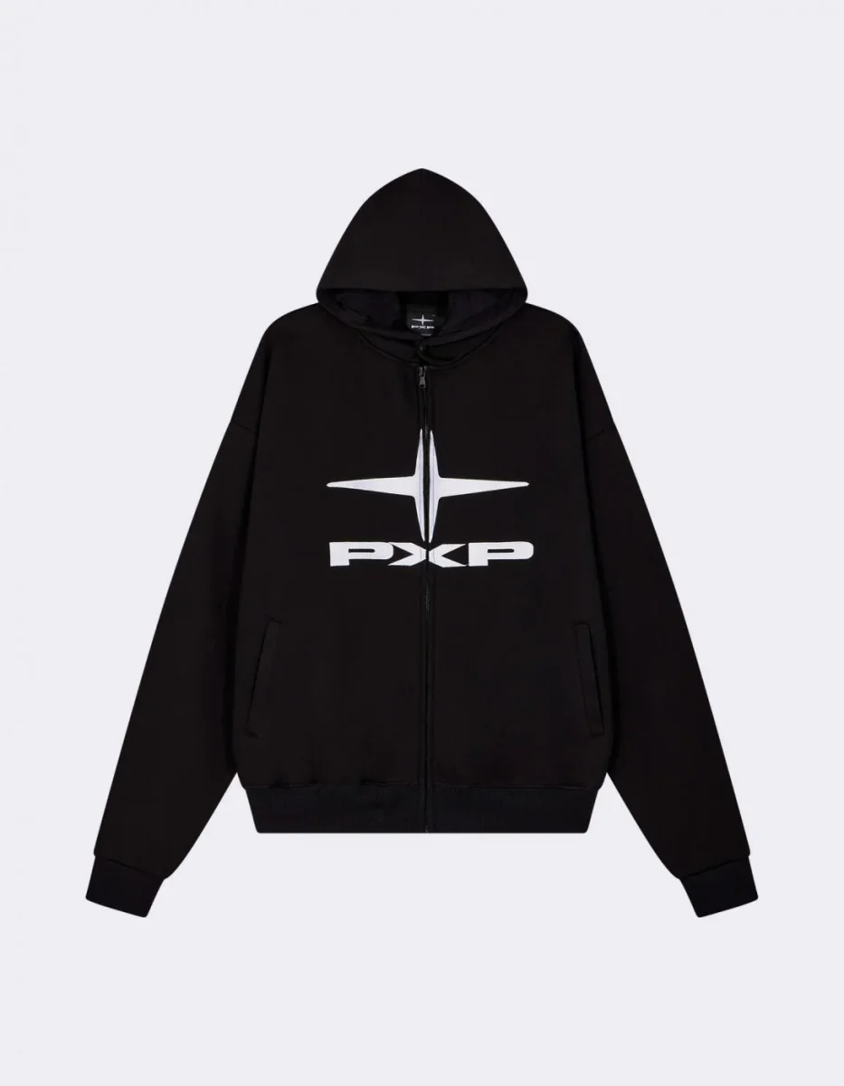 Sudadera Capucha Abierta PXP 2534000 - Negro - Imagen 9