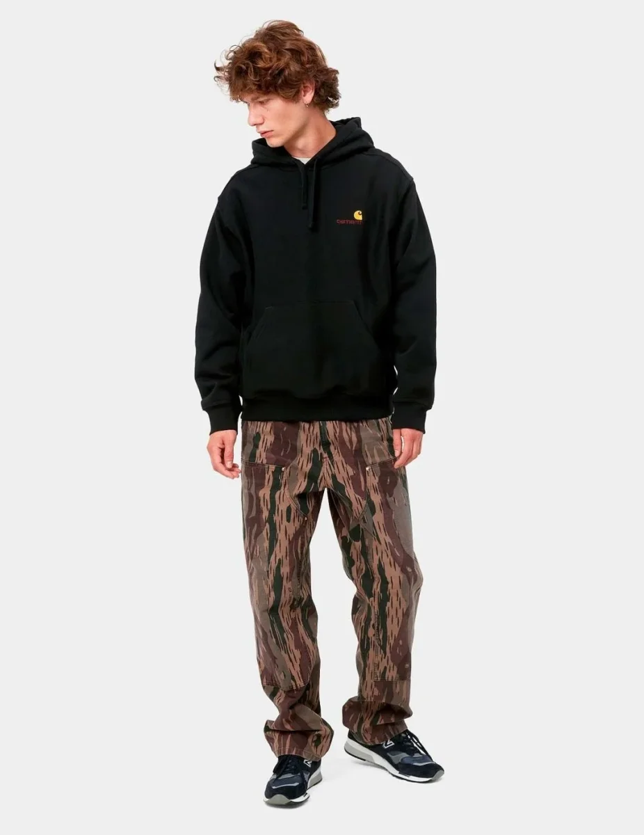 Sudadera Capucha AMERICAN SCRIPT - Black - Imagen 4