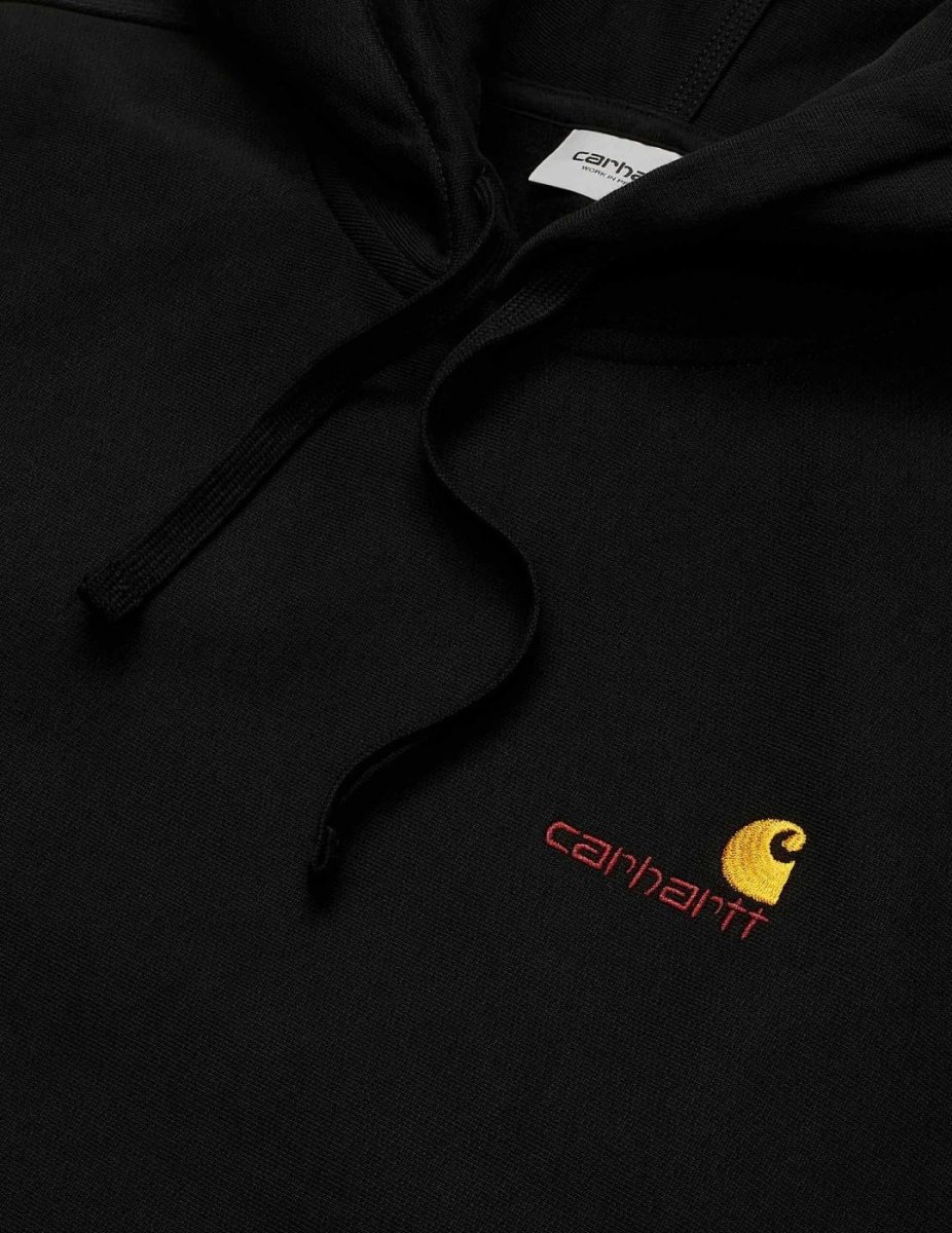 Sudadera Capucha AMERICAN SCRIPT - Black - Imagen 7