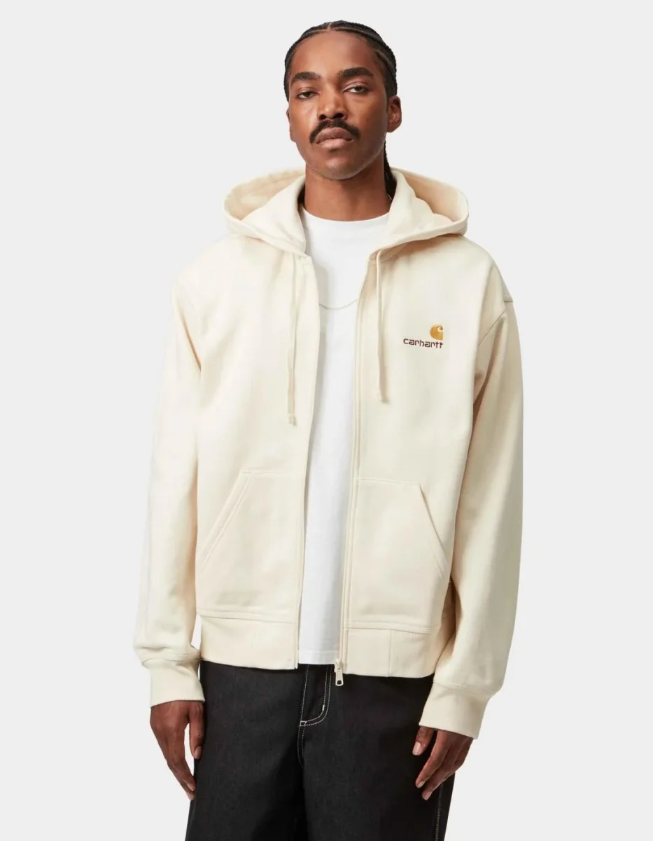 Sudadera Capucha CARHARTT WIP AMERICAN SCRIPT - Natural