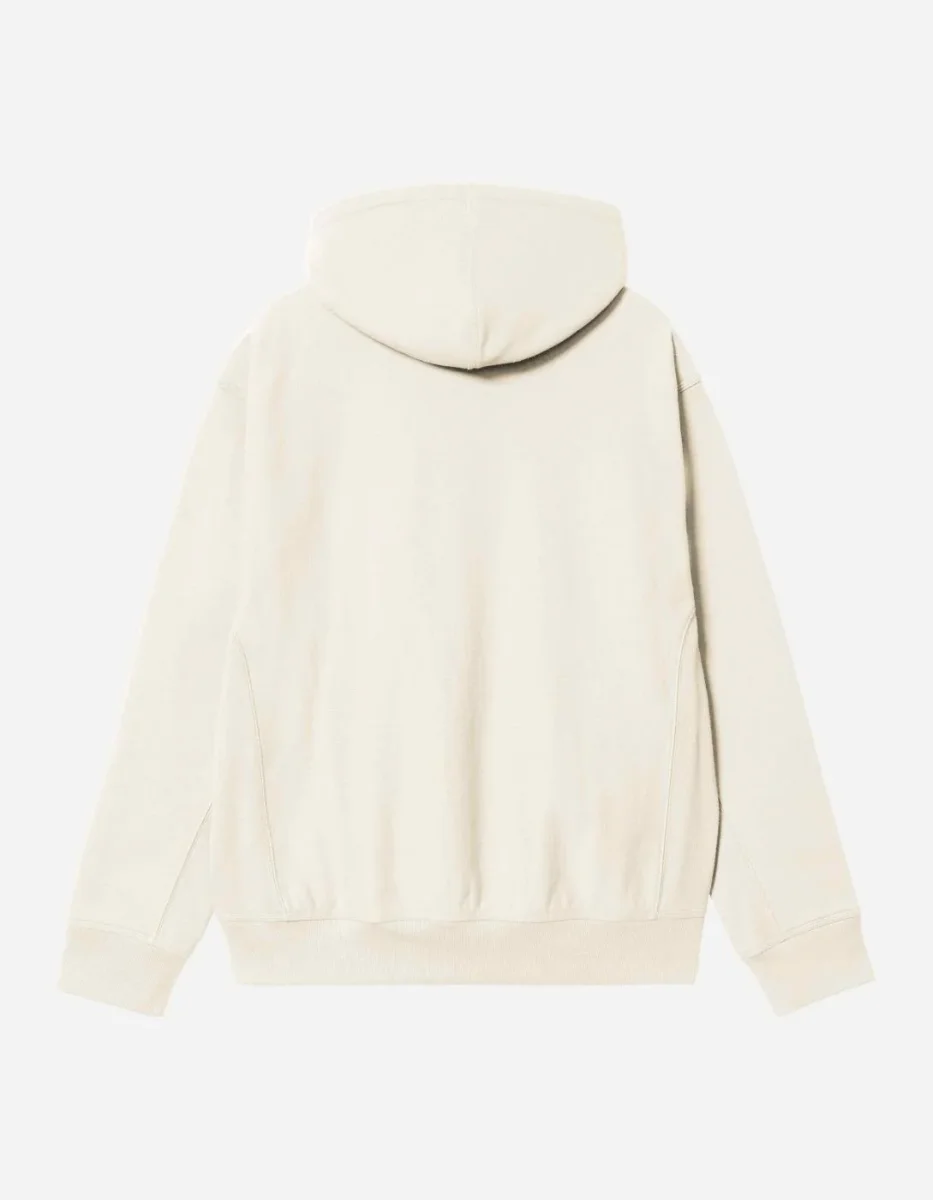Sudadera Capucha CARHARTT WIP AMERICAN SCRIPT - Natural - Imagen 7