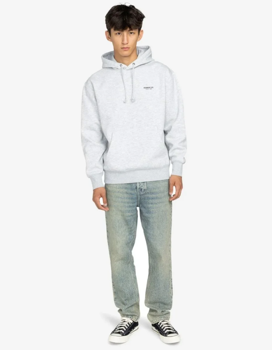 Sudadera Capucha ELEMENT CO - Mid Grey Heather - Imagen 4