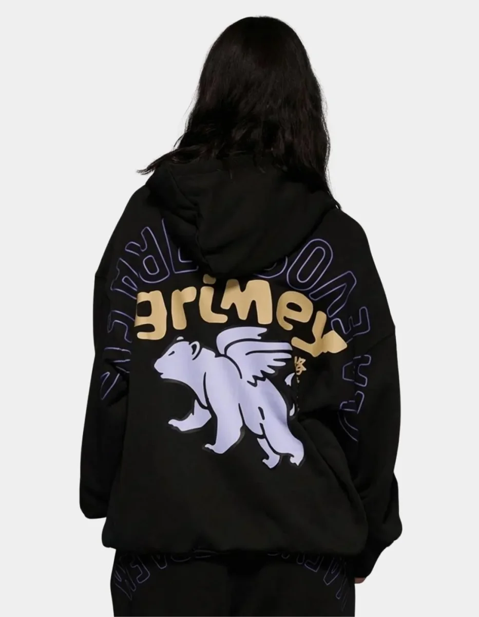 Sudadera Capucha GRIMEY CONCREAT JUNGLE - Black - Imagen 3