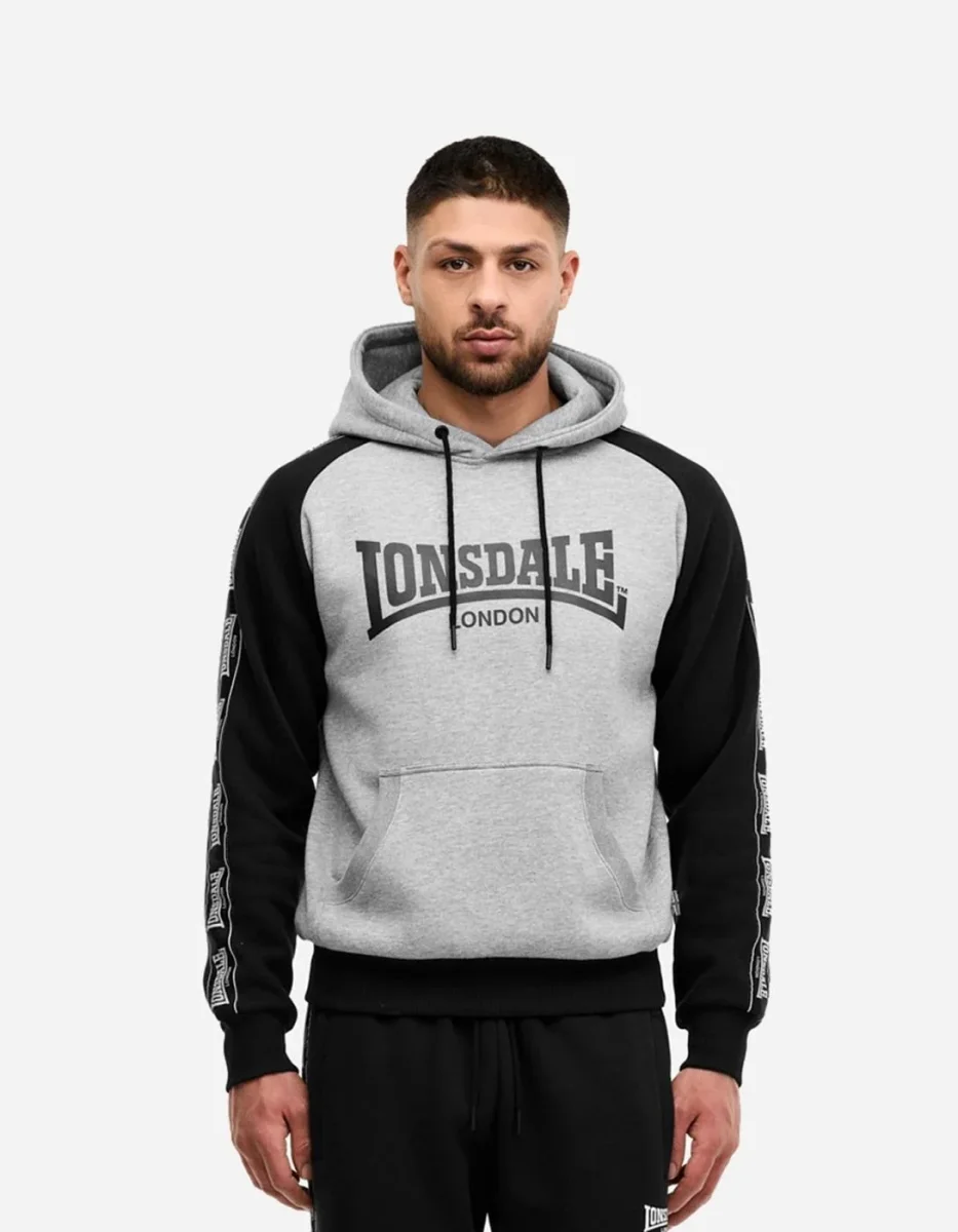 Sudadera Capucha HOLBURN - Marl Grey/Black - Imagen 2