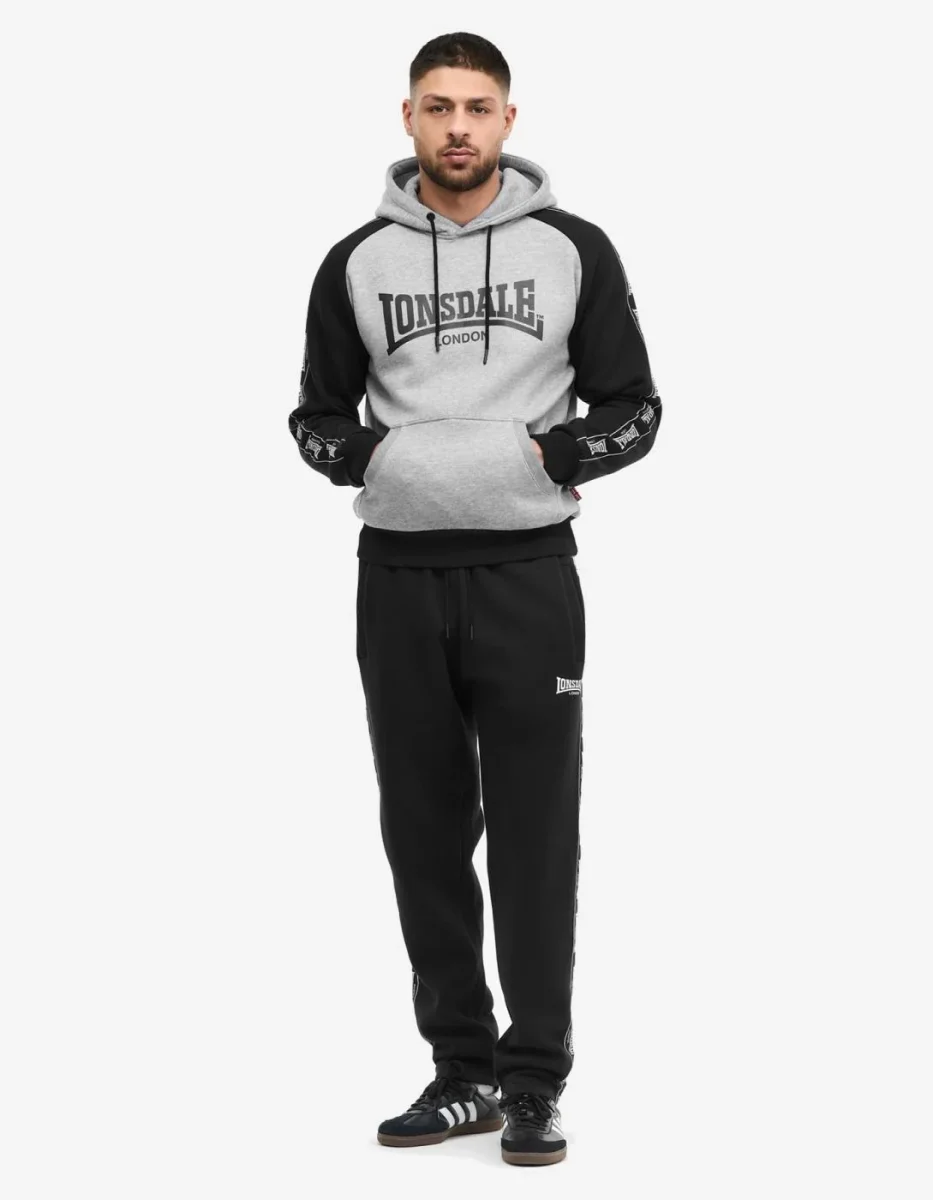 Sudadera Capucha HOLBURN - Marl Grey/Black - Imagen 6