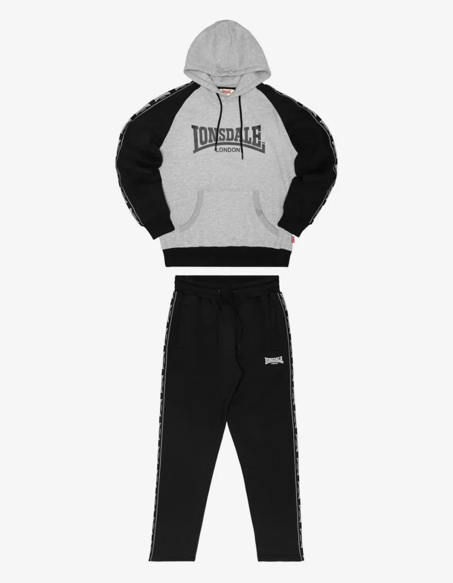 Sudadera Capucha HOLBURN - Marl Grey/Black - Imagen 8