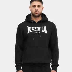 Sudadera Capucha LONSDALE BICKINGTON - Black/White