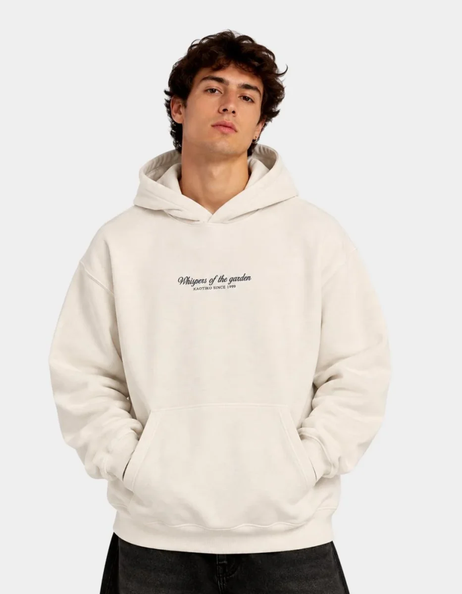 Sudadera Capucha OVERSIZE GARDEN - Ivory - Imagen 3