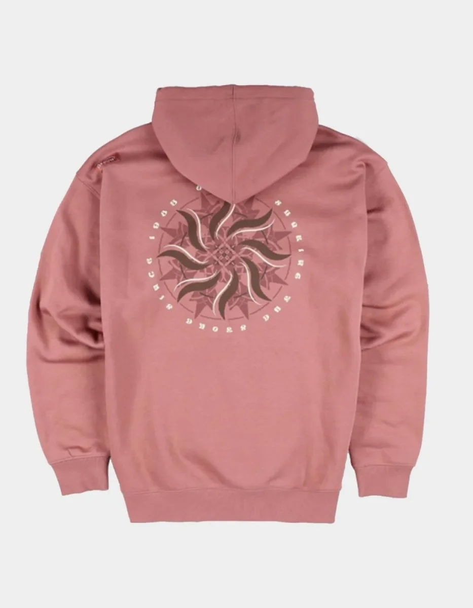 Sudadera Capucha OXBOW SHURIKEN - Washed Rose - Imagen 4