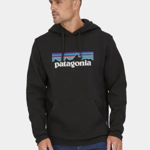 Sudadera Capucha PATAGONIA P-6 LOGO UPRISAL - Black