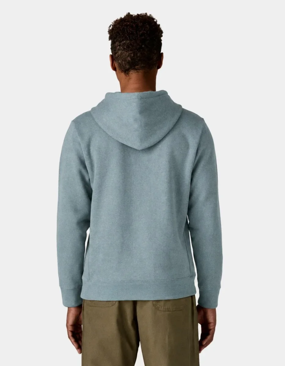 Sudadera Capucha PATAGONIA P-6 LOGO UPRISAL - Blue Sage - Imagen 3