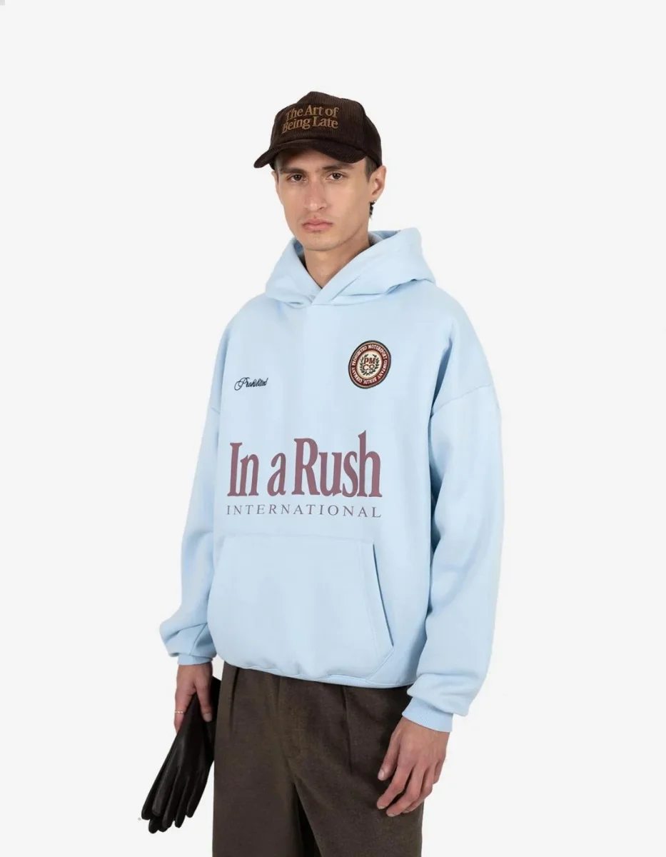Sudadera Capucha PROHIBITED INTERNATIONAL - Light Blue